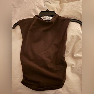 Rumored Chocolate Sleeveless Tank